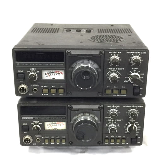 TRIO トリオ SSBトランシーバー TS-120V TS-130V 現状品 2点 セット アマチュア無線