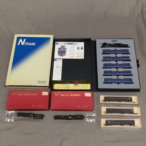 カトー Nゲージ 2007 C57 他 中村精密 C51 蒸気機関車 等 鉄道模型 まとめセット