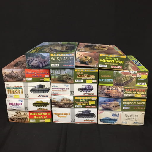 ドラゴン Sd.Kfz.164 ナースホルン 6314 ヘッツァー コマンド バージョン 6060 等 プラモデル まとめセット