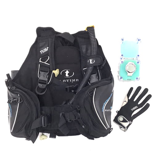 TUSA PLATINA BCジャケット FEMALE Sサイズ SCUBAPRO ダイブコンピューター DW40-4A10 ダイビング用品 セット
