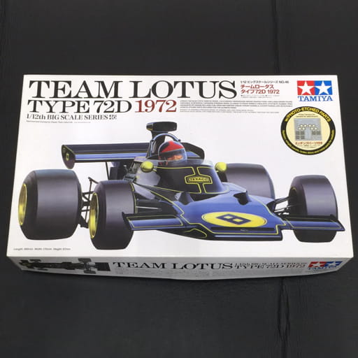 タミヤ 1_12 チームロータス タイプ72D 1972 プラモデル 保存箱付き 未組立品 ビッグスケール