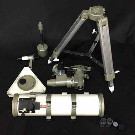 Vixen ビクセン SUPER POLARIS R-100S ポラリスR 天体望遠鏡 テレスコープ 現状品 三脚 外箱等 付属