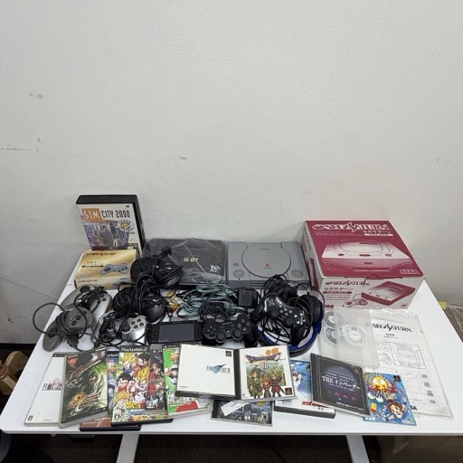 SEGA HST-3220 セガサターン 他 ゲーム機本体 ソフト 等 まとめて