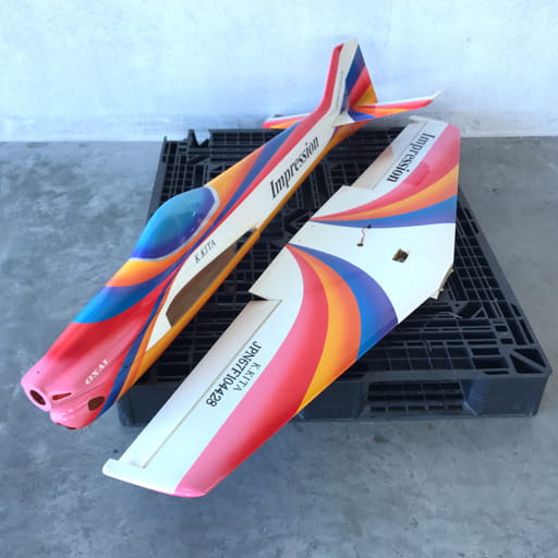 Impression K.KITA JPN67F104428 飛行機 ラジコンプロペラ機 全長 約190cm