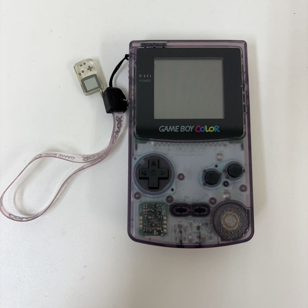 Nintendo カラー CGB-001 クリアパープル 箱