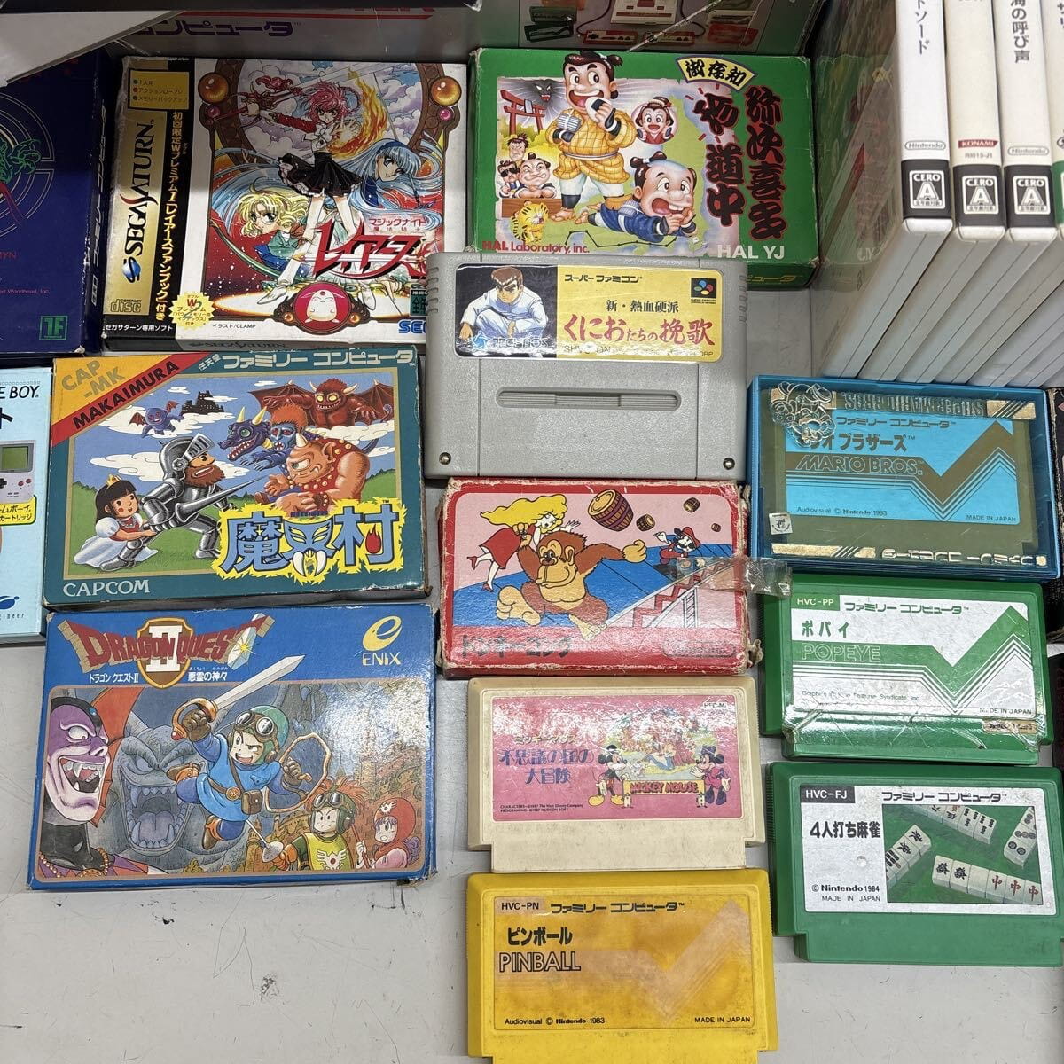 ファミコン スーファミ セガサターン ソフト
