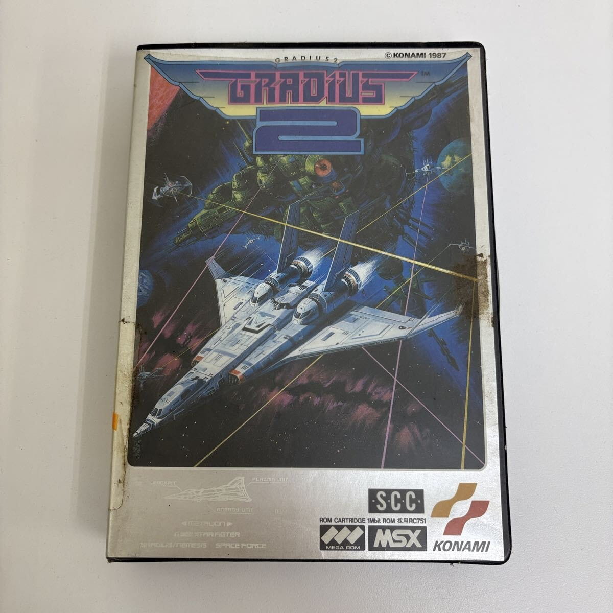 コナミ MSX MEGAROM グラディウス2 取説付き