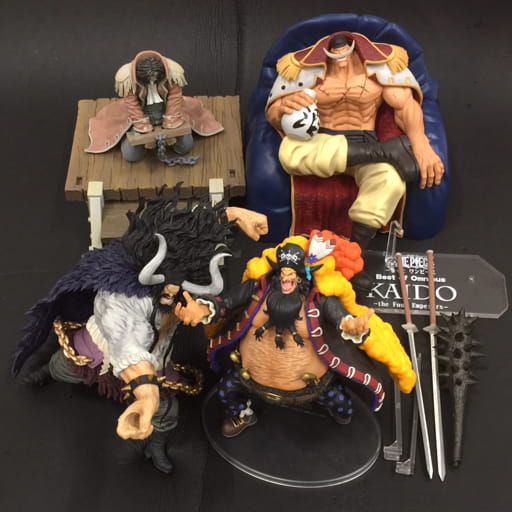 一番くじ ワンピース 白ひげ ニューゲート ゴール・D・ロジャー カイドウ 黒ひげ ティーチ フィギュア 4点セット