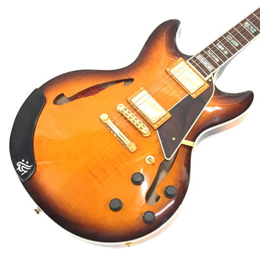 バッカス セミアコースティックギター Master Builder Series AXM-02 Custom Pro ハードケース付き Bacchus