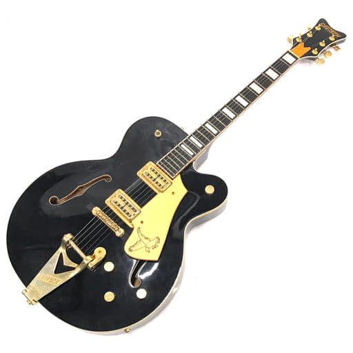 グレッチ ブラック ファルコン 7593BK エレキギター Since 1883 019593-474 純正ハードケース付 出音確認済 弦楽器