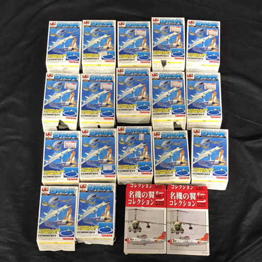 タカラ 世界の翼 1_700 F-toys 名機の翼コレクション 1_300 食玩 まとめセット