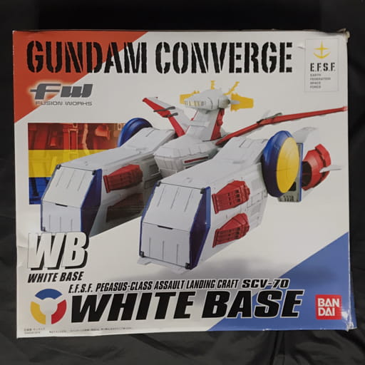バンダイ FW ガンダム コンバージ ホワイトベース 食玩 ホビー おもちゃ 保存箱付き BANDAI